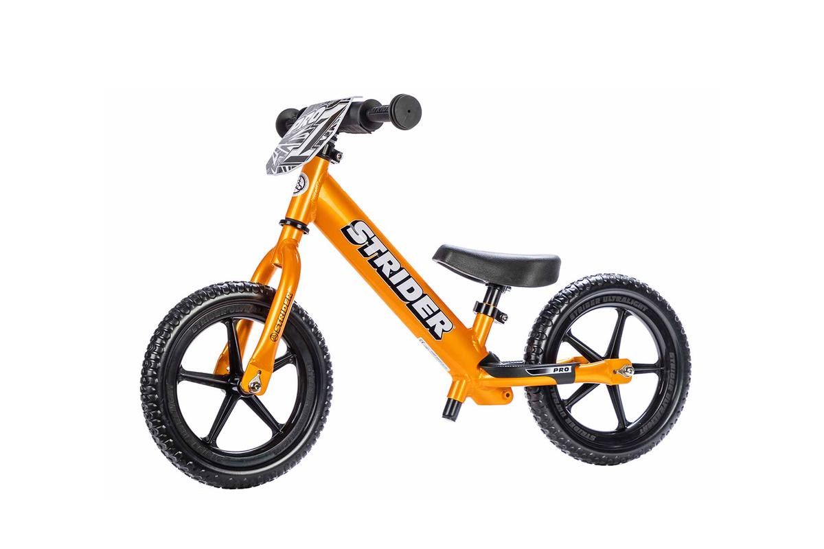 Strider 12 Pro Orange Crush Balance Bike Learn to Ride Strider Bikes Australia