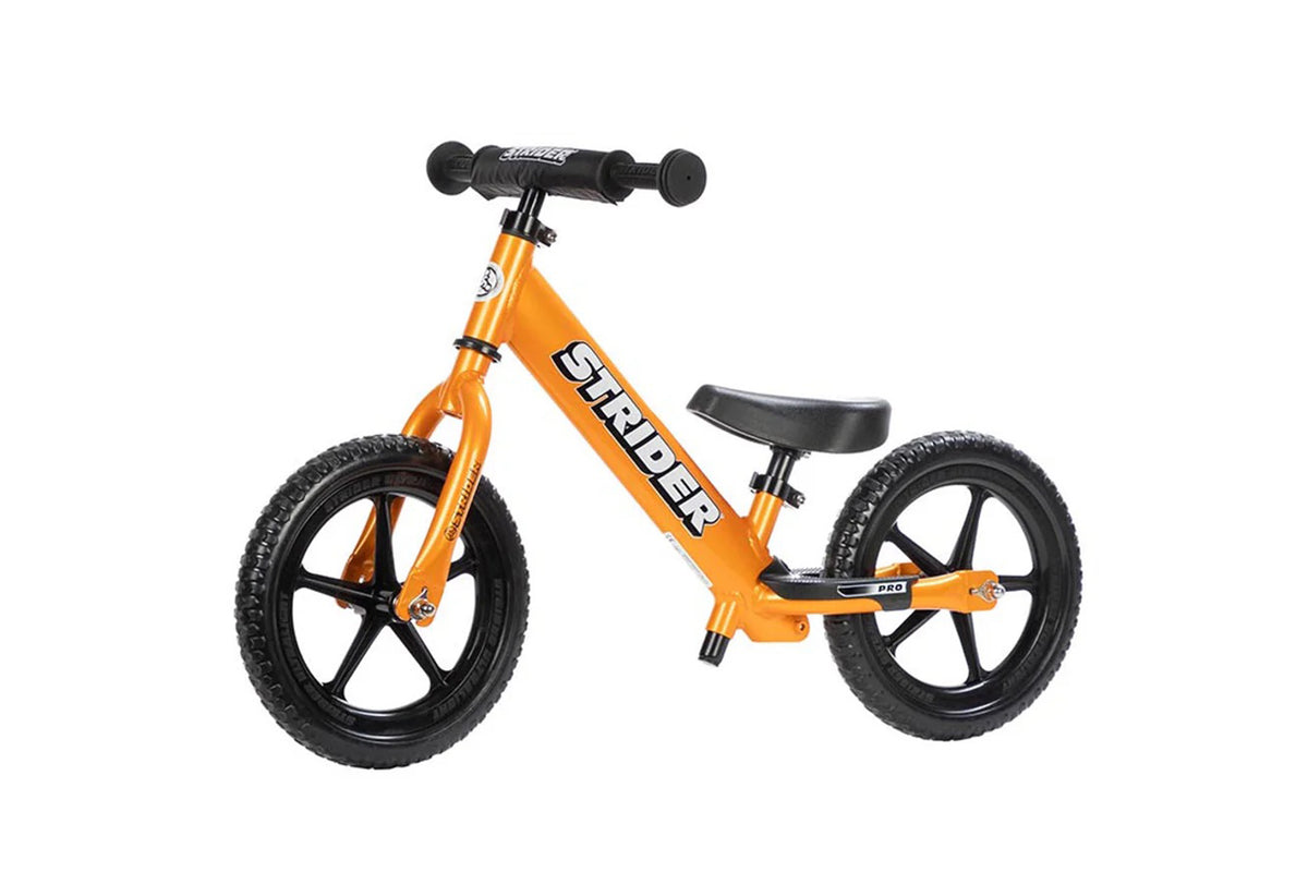 Strider 12 Pro Balance Bike Tangerine | Alloy Frame – Strider