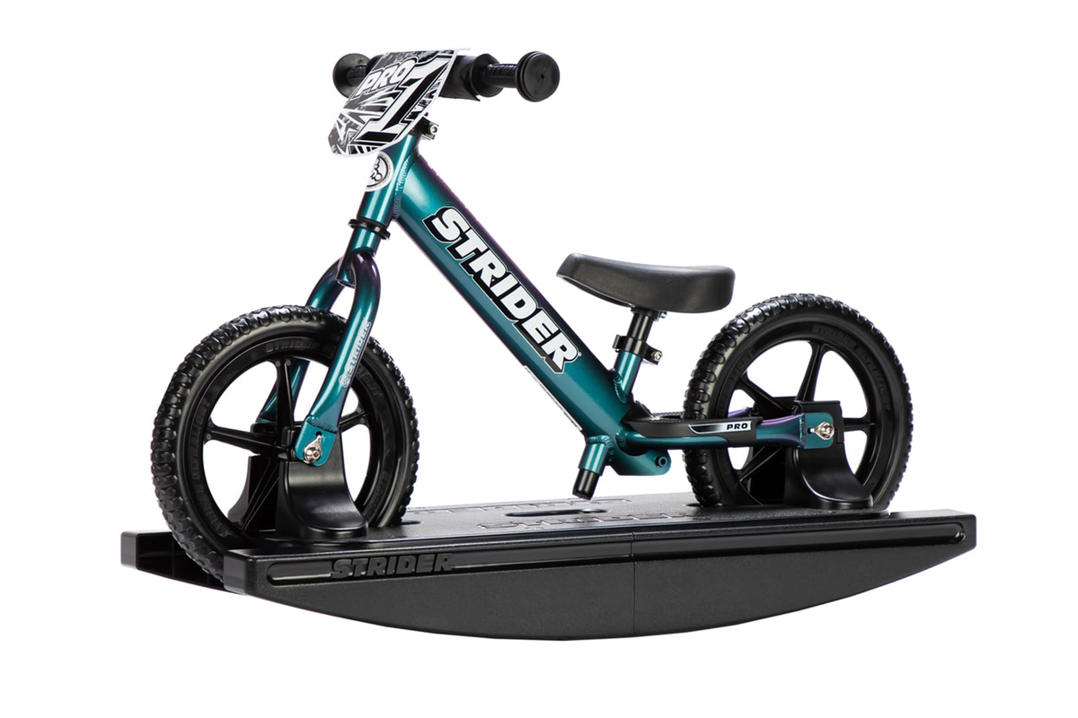 Strider Pro 2-in-1 Metallic Aqua Rocking Bike | Strider Balance Bikes ...