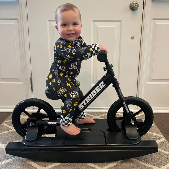 Strider Sport 2-in-1 Rocking Bike — Sleek in Black – Strider Bikes ...