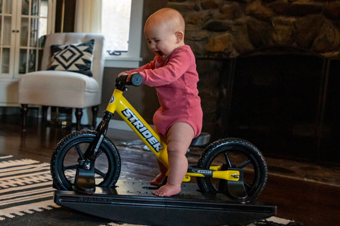 Strider Sport 2-in-1 Rocking Bike — Hello Yellow! – Strider Bikes Australia